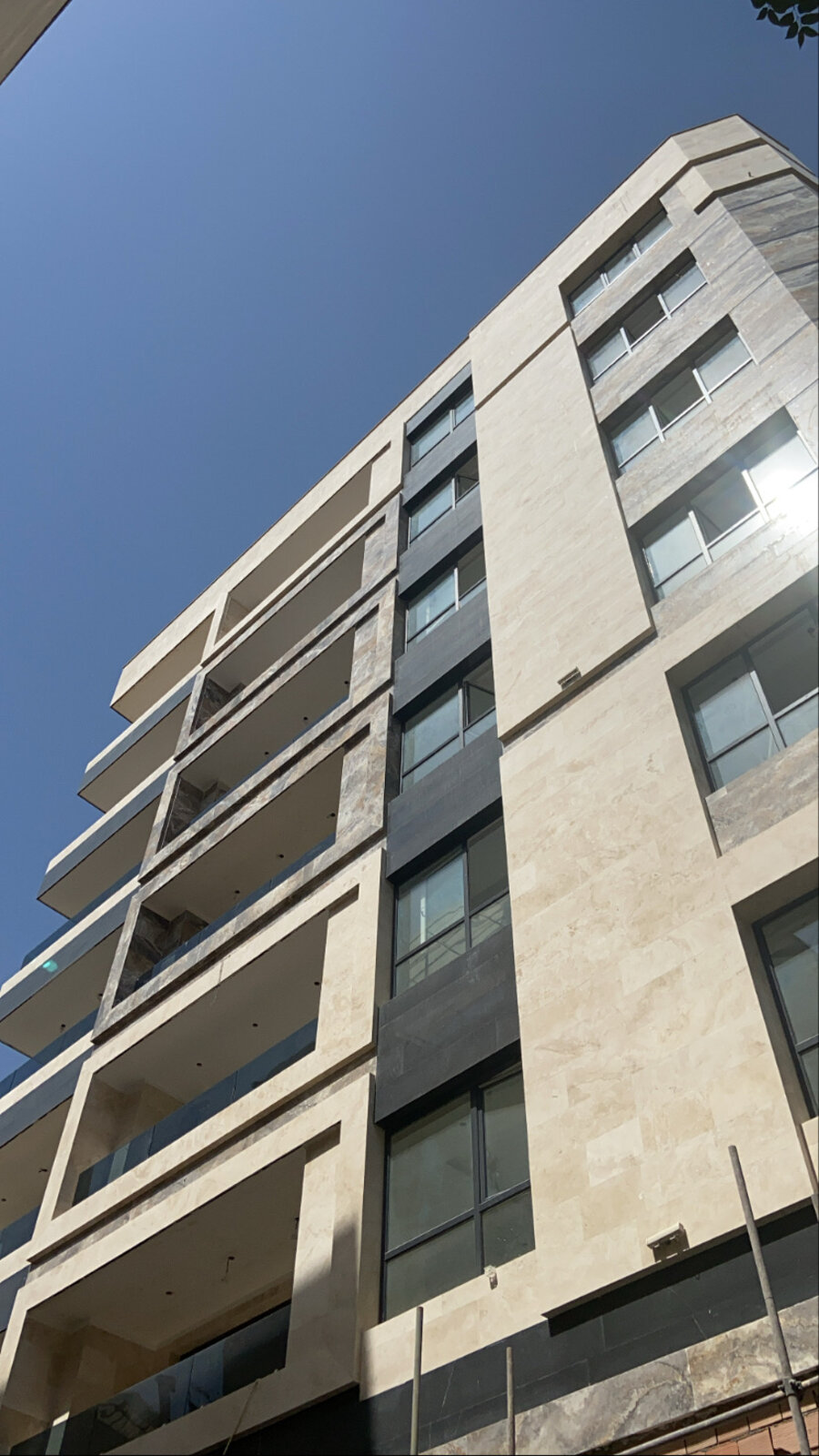 Completed exterior of the building