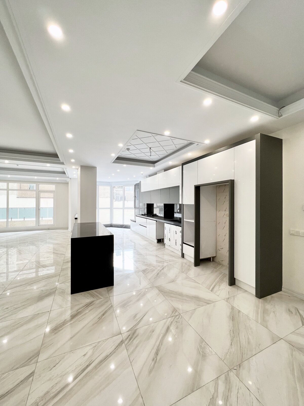 Completed living space, second unit