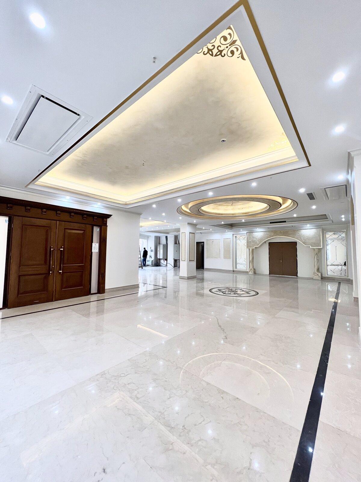 Completed lobby