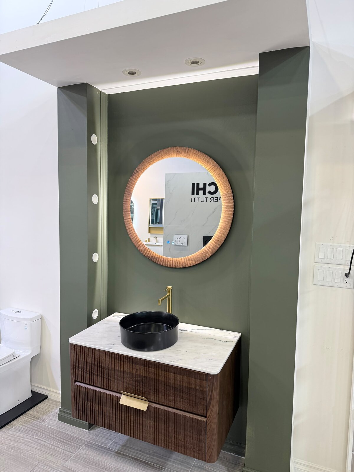 AVEMONT showroom floating vanity